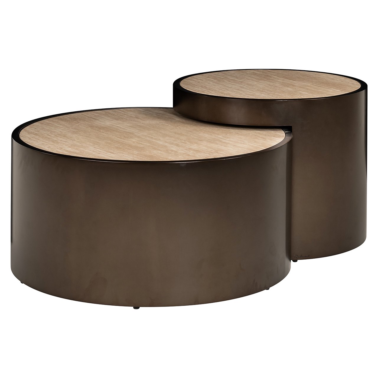 Couchtisch Ronson 2er-Set (Beige)