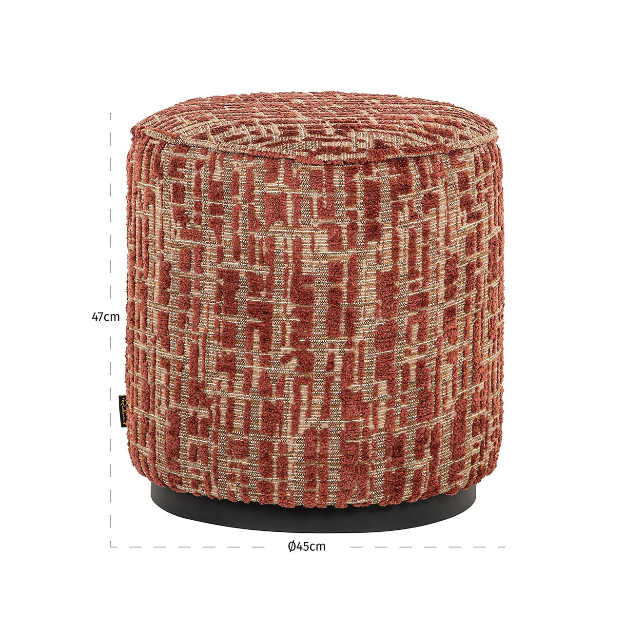 Hocker Lexie 45Ø terra dalia (Dalia 511 Terra)