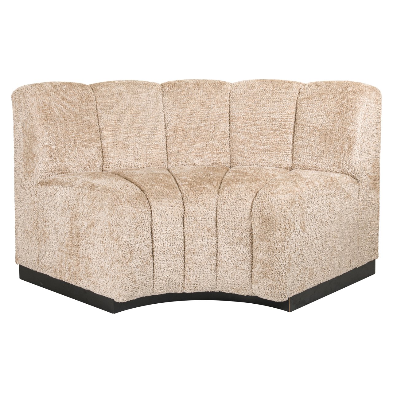Sitzbank Hillpark lovely beige round corner