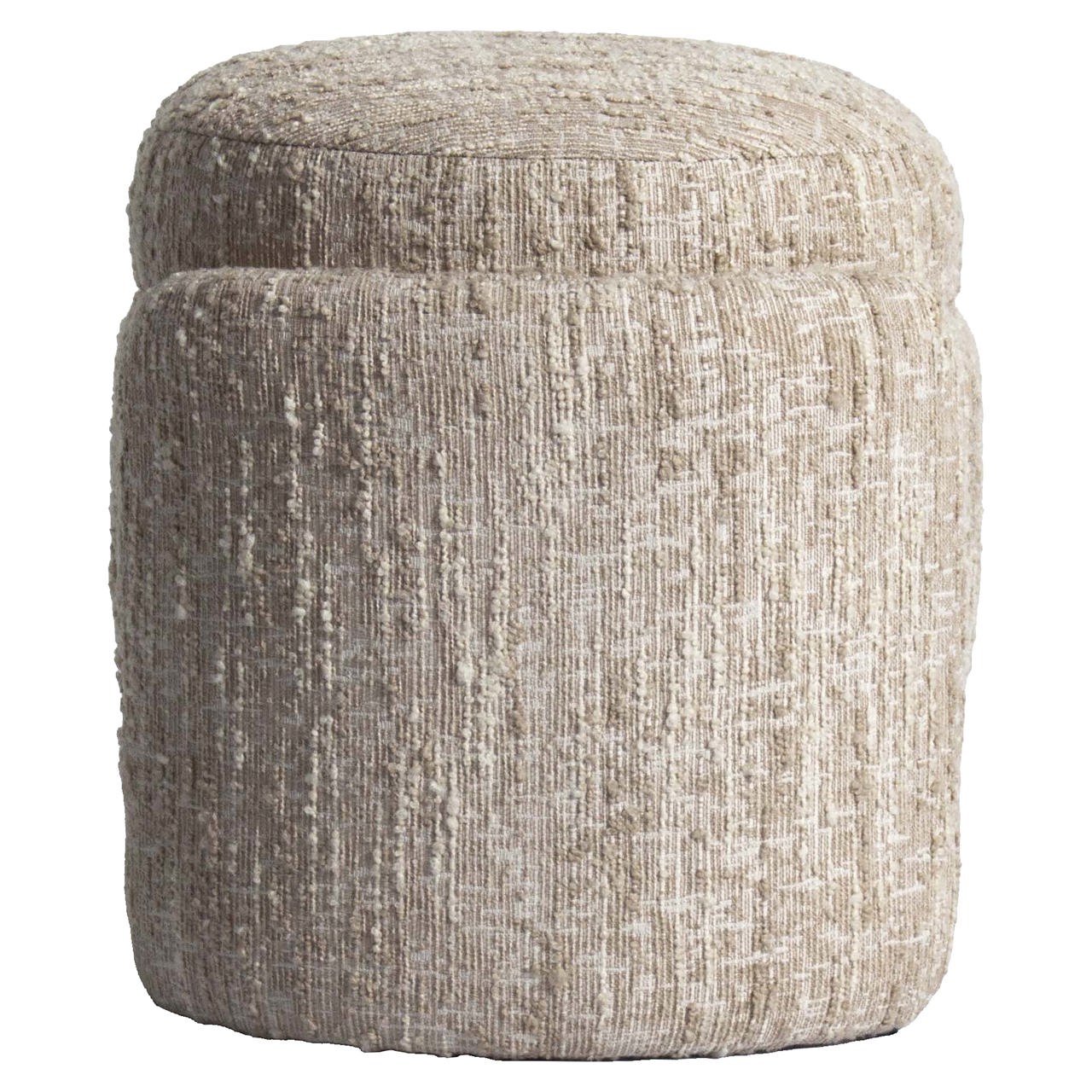 Hocker & Fußbank Cupid beige angora with storage