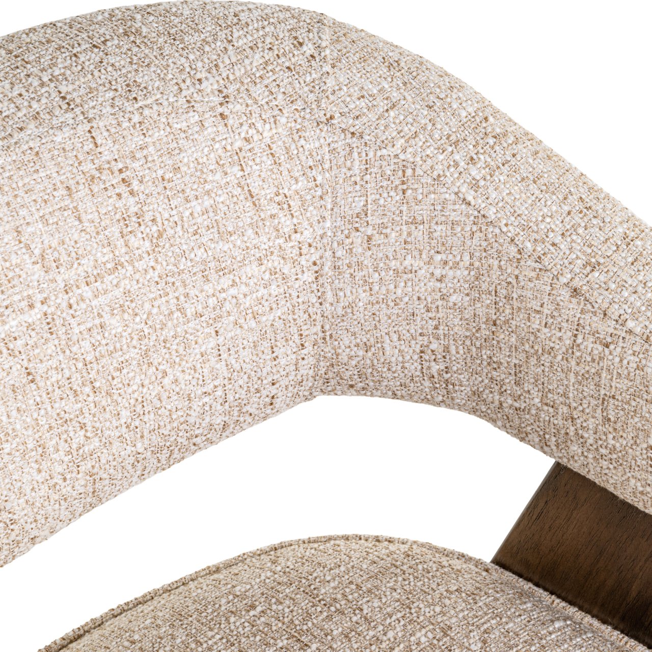 Esszimmerstuhl Mori cream tweed fire retardant