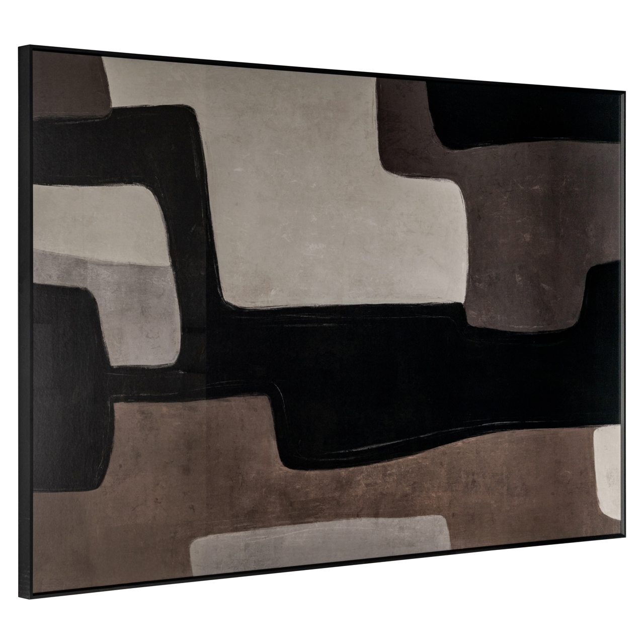 Wandkunst Mirage brown right