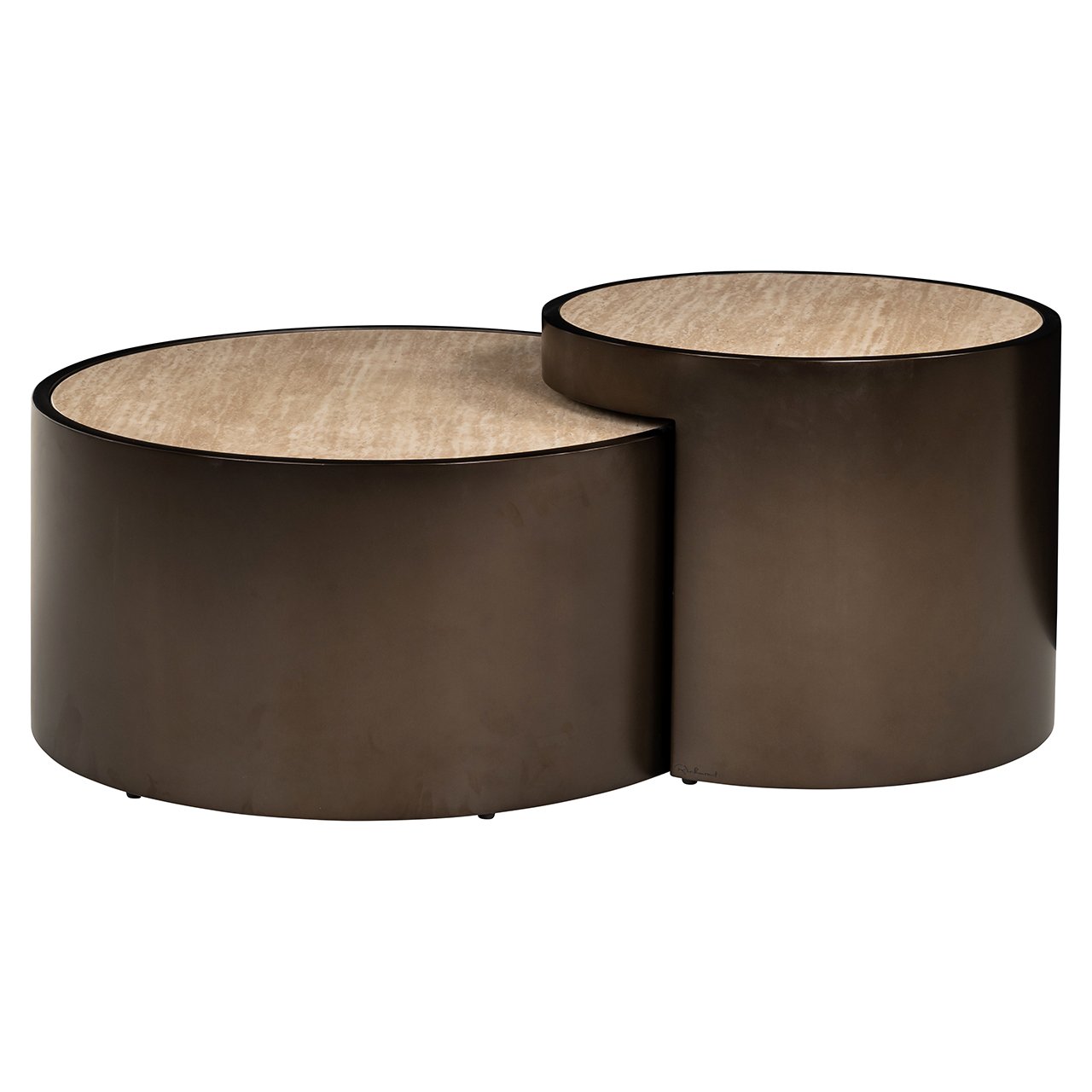 Couchtisch Ronson 2er-Set (Beige)