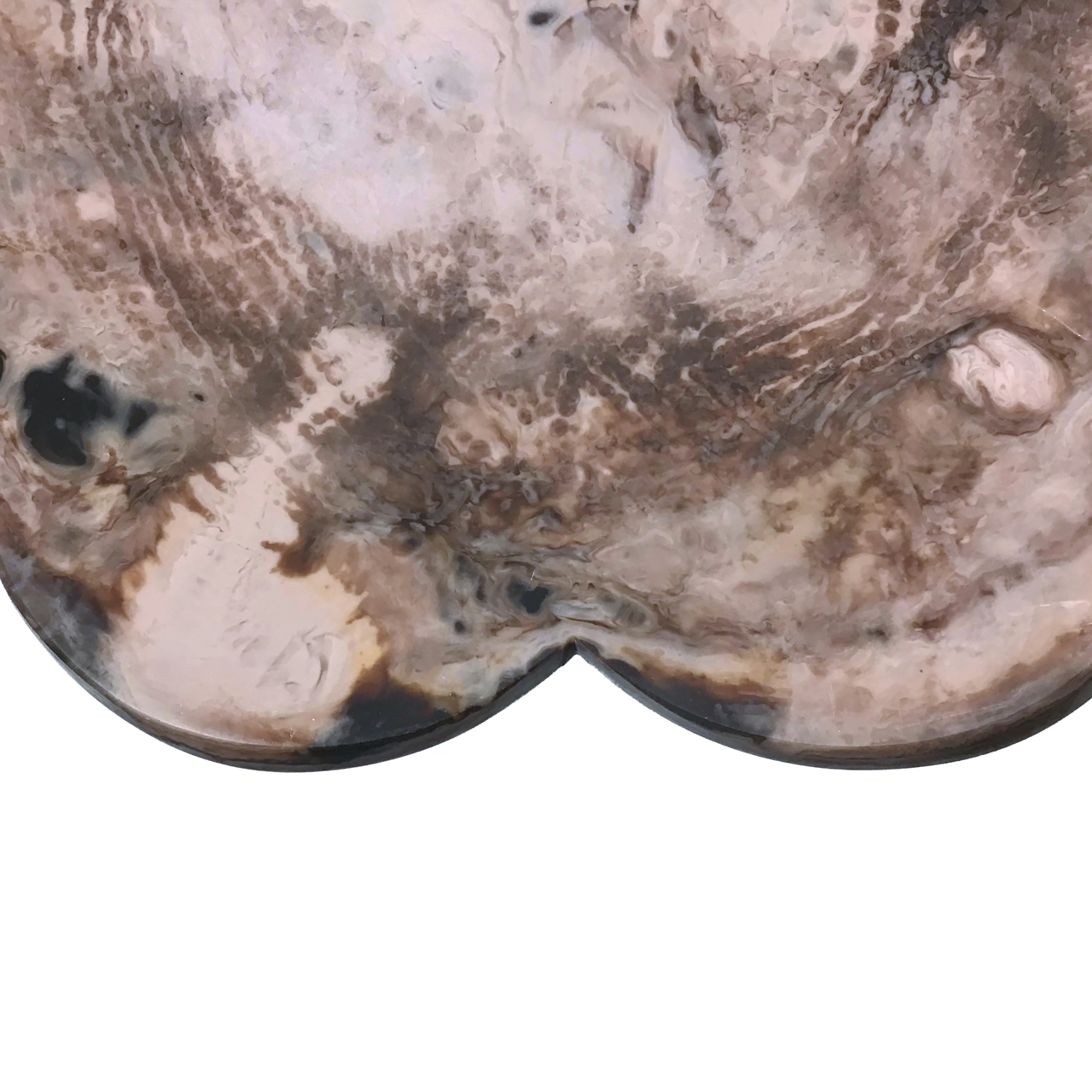 Schale Peony chocolat brown