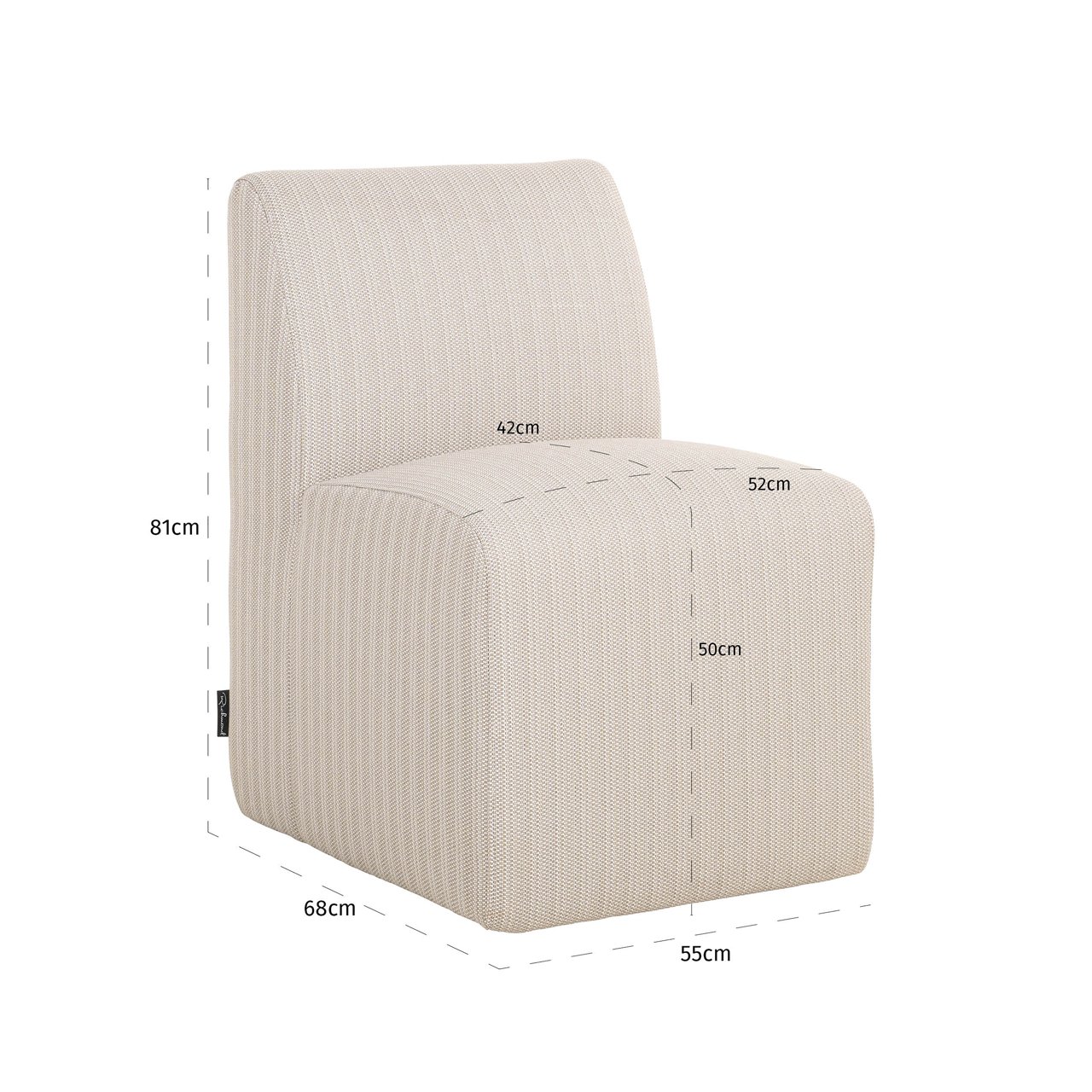 Outdoor Stuhl Riva beige Outdoor Stuhl Riva beige
