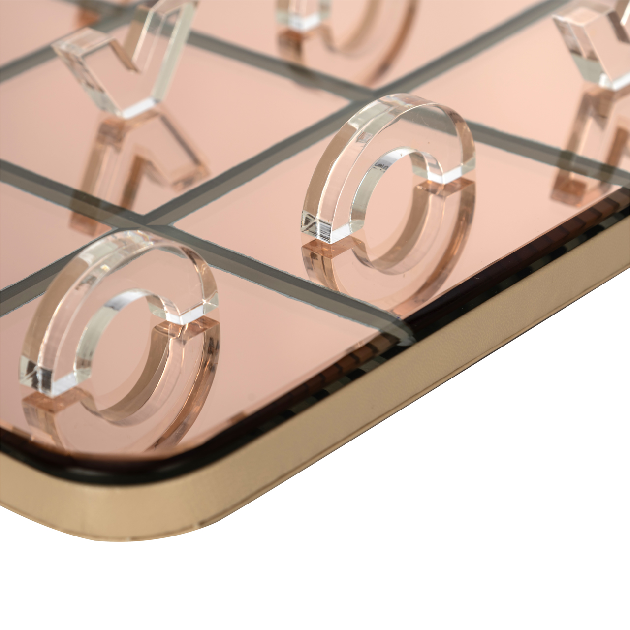 Dekoratives Spiel Caylin gold Tic-Tac-Toe
