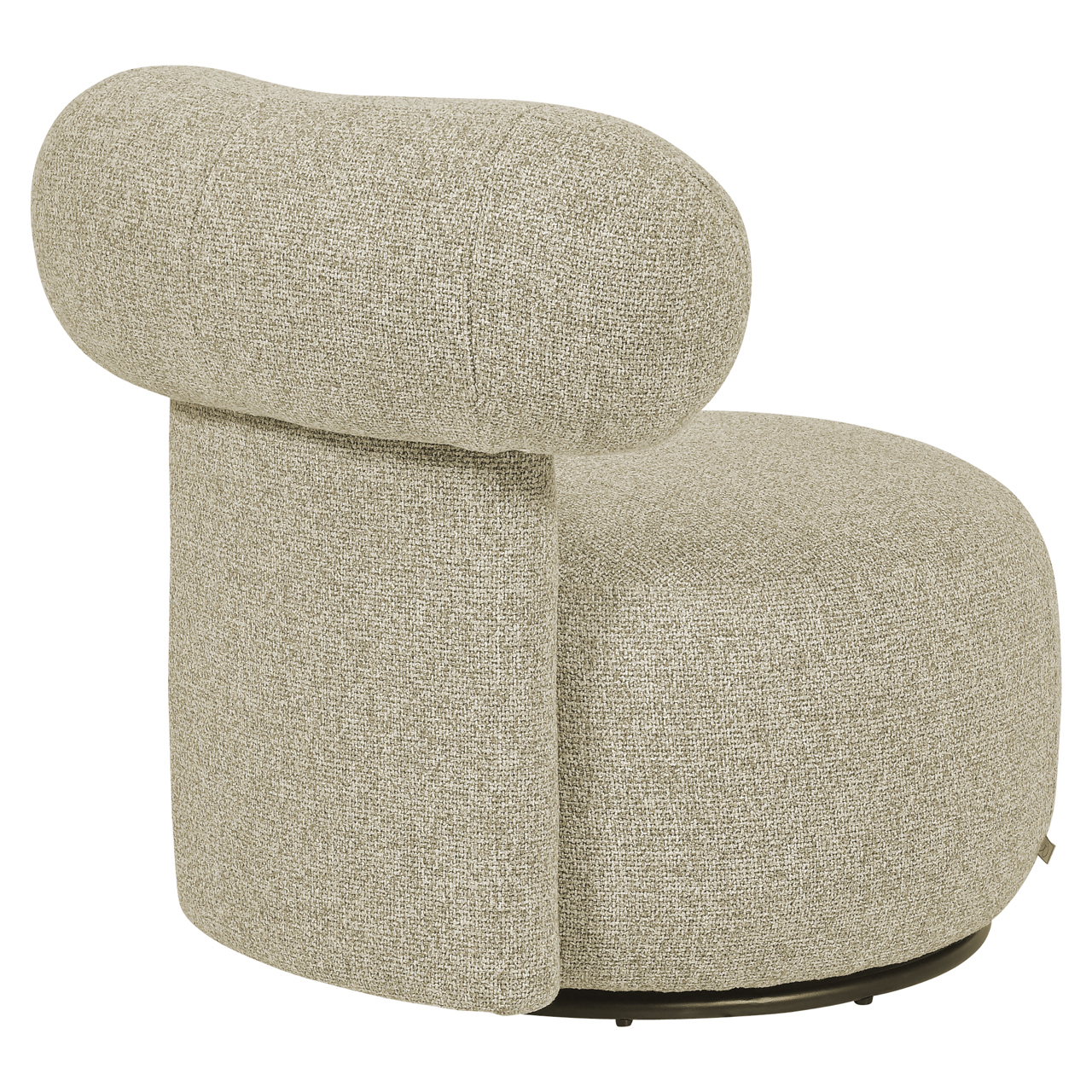 Lounge Stuhl Kaya cayenne brown swivel