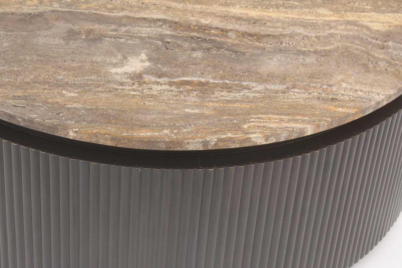 Couchtisch Russo ash brown 90Ø