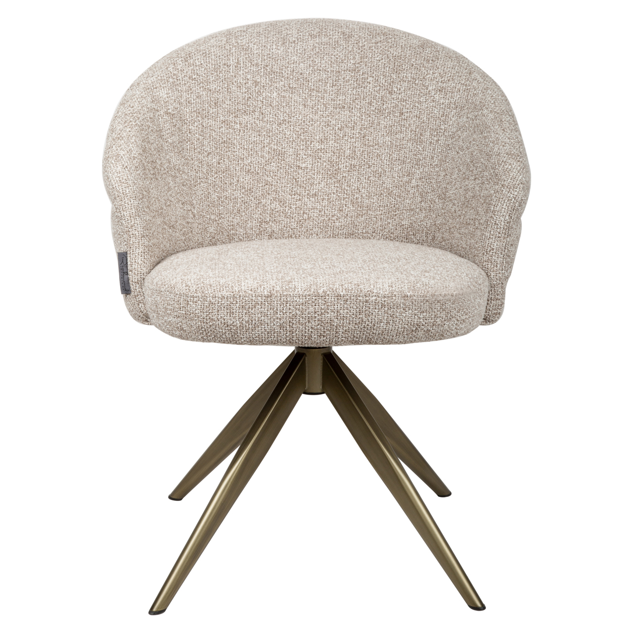 Esszimmerstuhl Zendaya cayenne brown swivel fire retardant