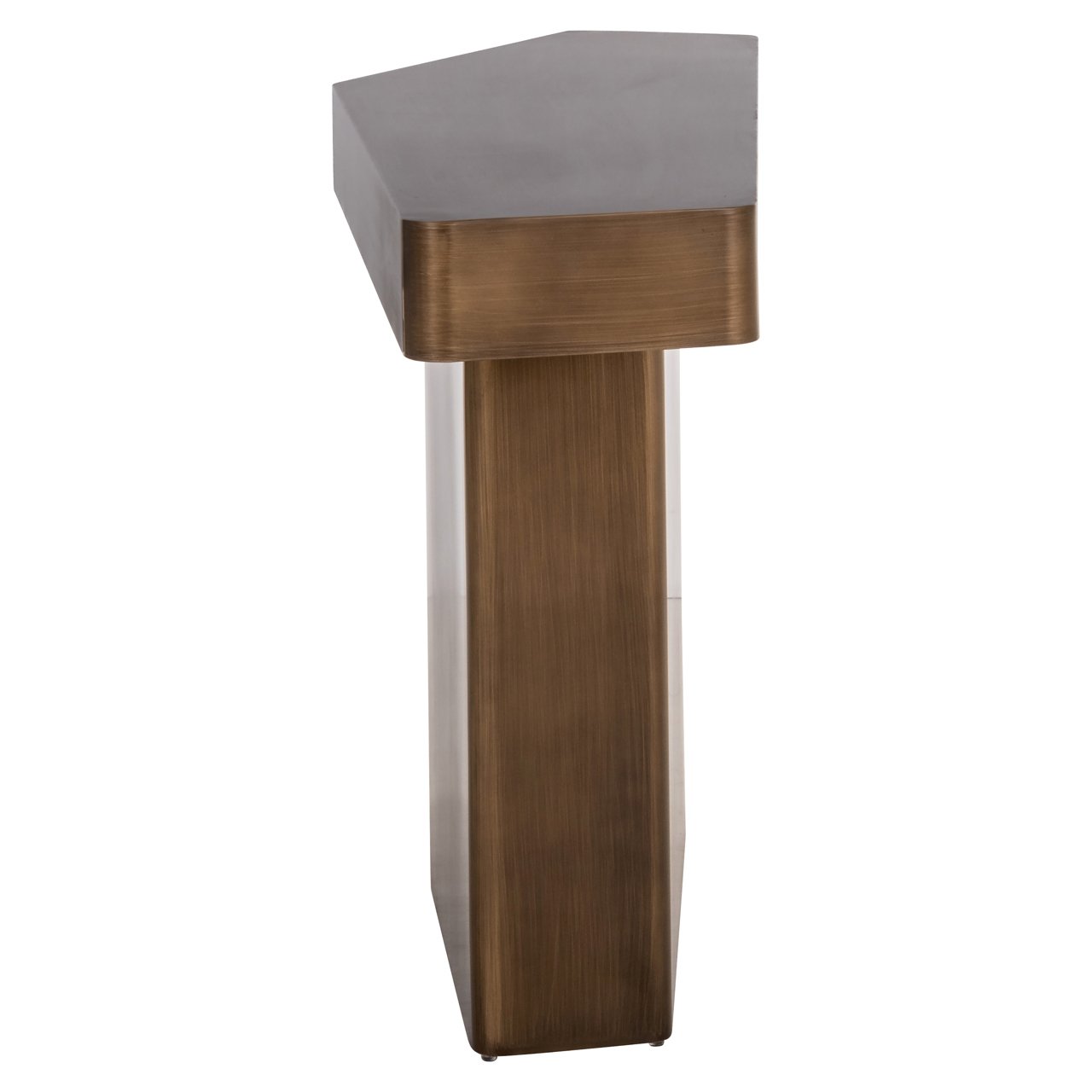 Konsole Hexa brushed gold