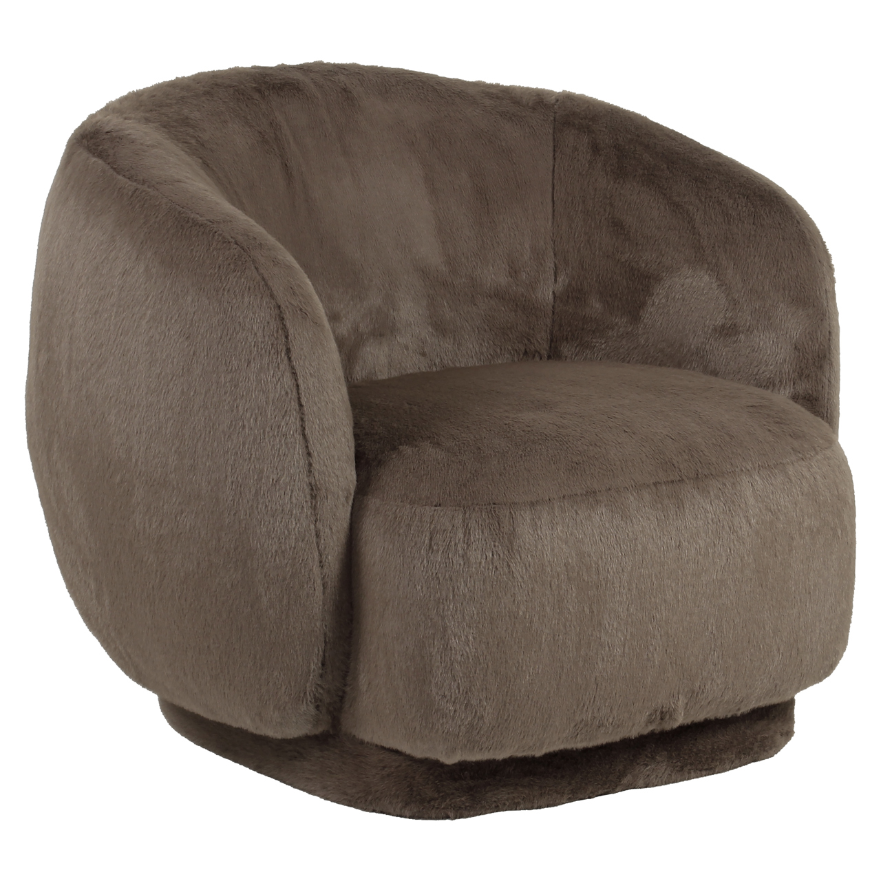 Lounge Stuhl Negreslo brown fluffy