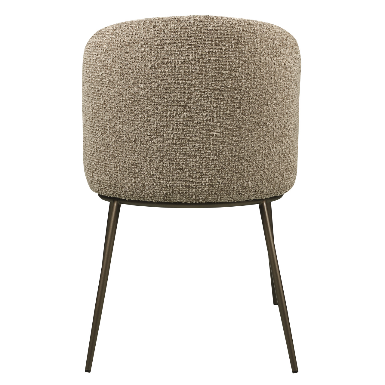 Esszimmerstuhl Elvi mocca chunky fire retardant (Set of 2)