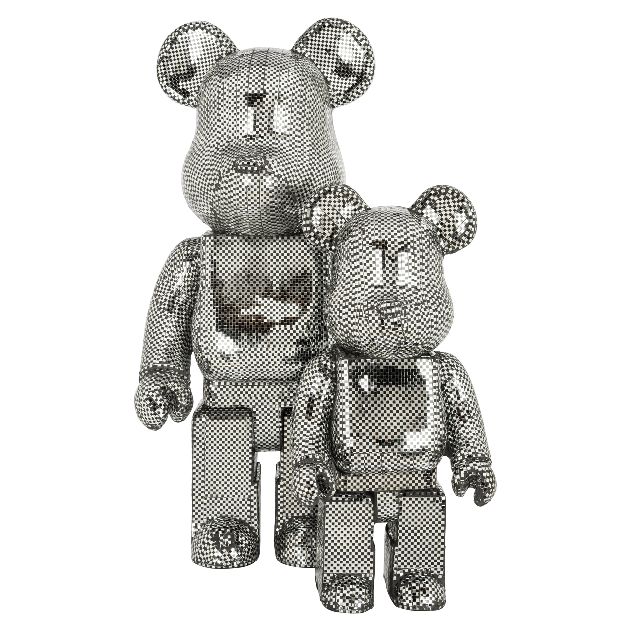 Dekoratives Objekt Bear silver small