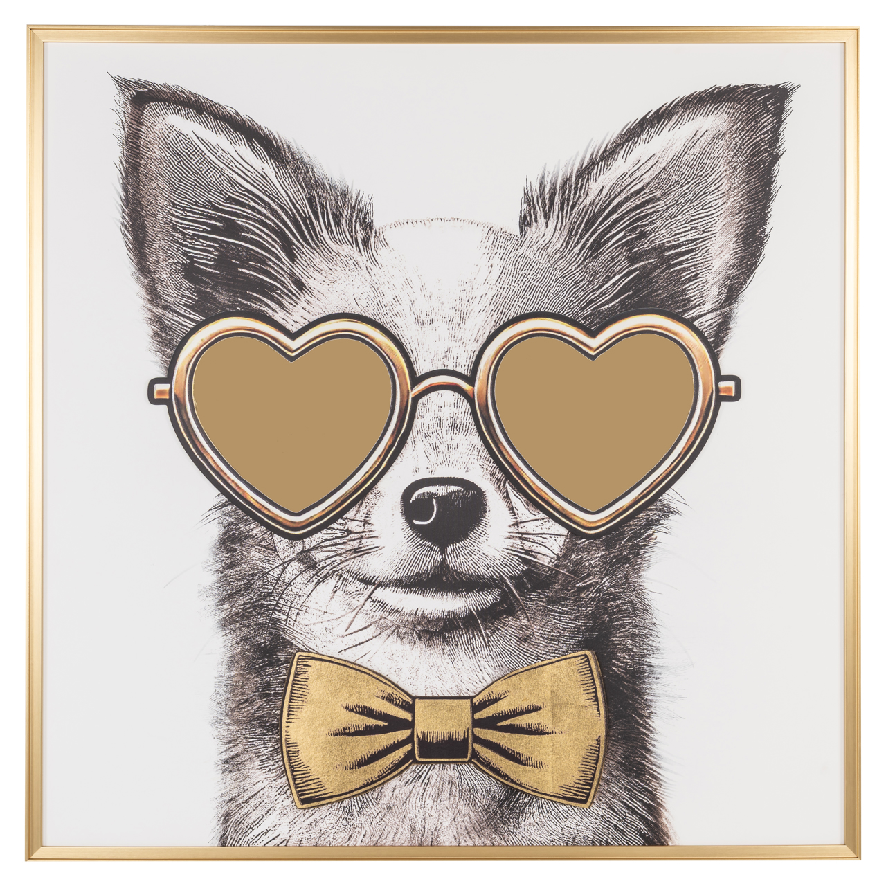 Wandkunst Bodhy black/gold