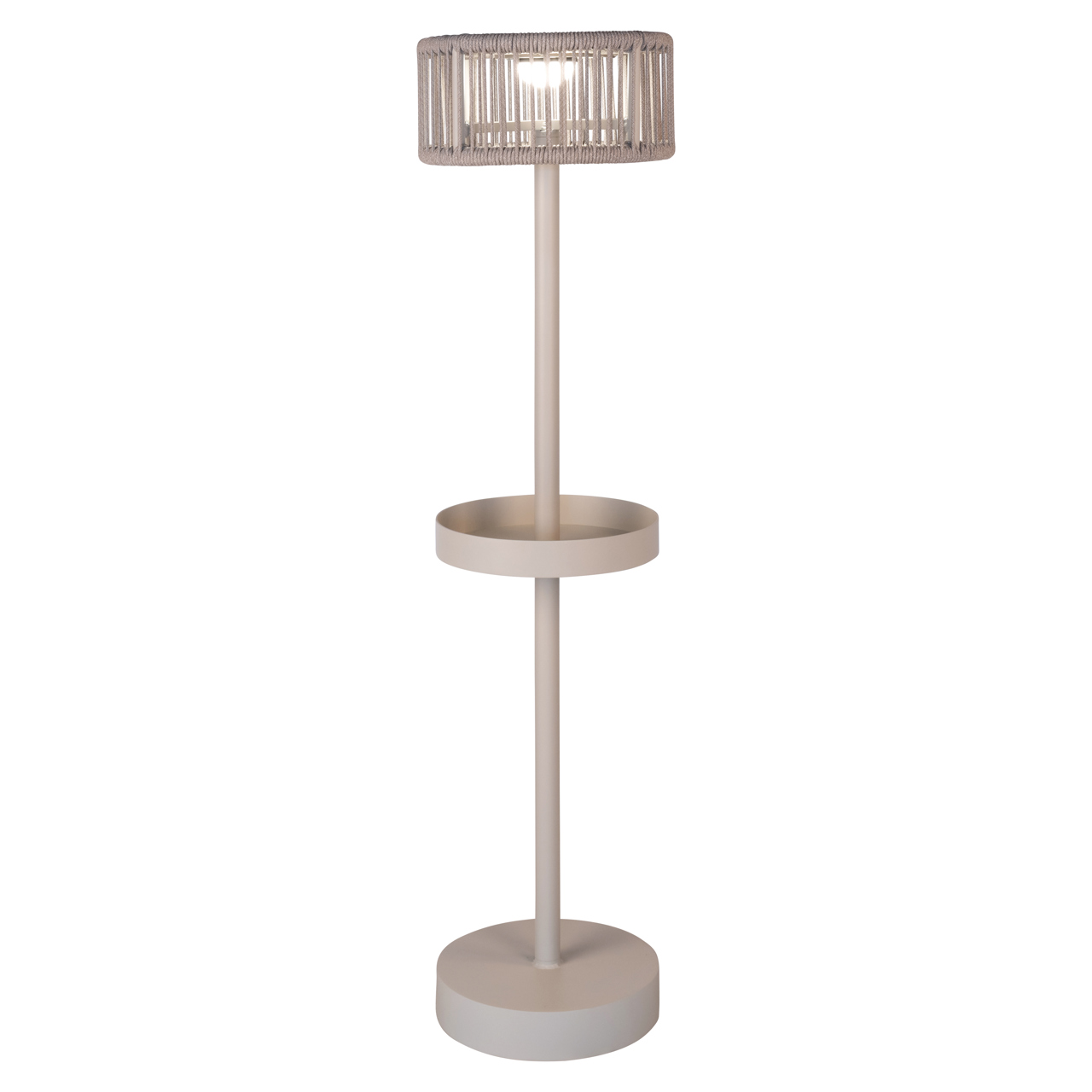 Garten Stehlampe Lunar light beige