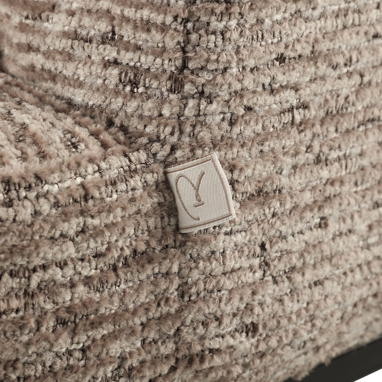 Esszimmerstuhl Rochenne mocca linear swivel on wheels