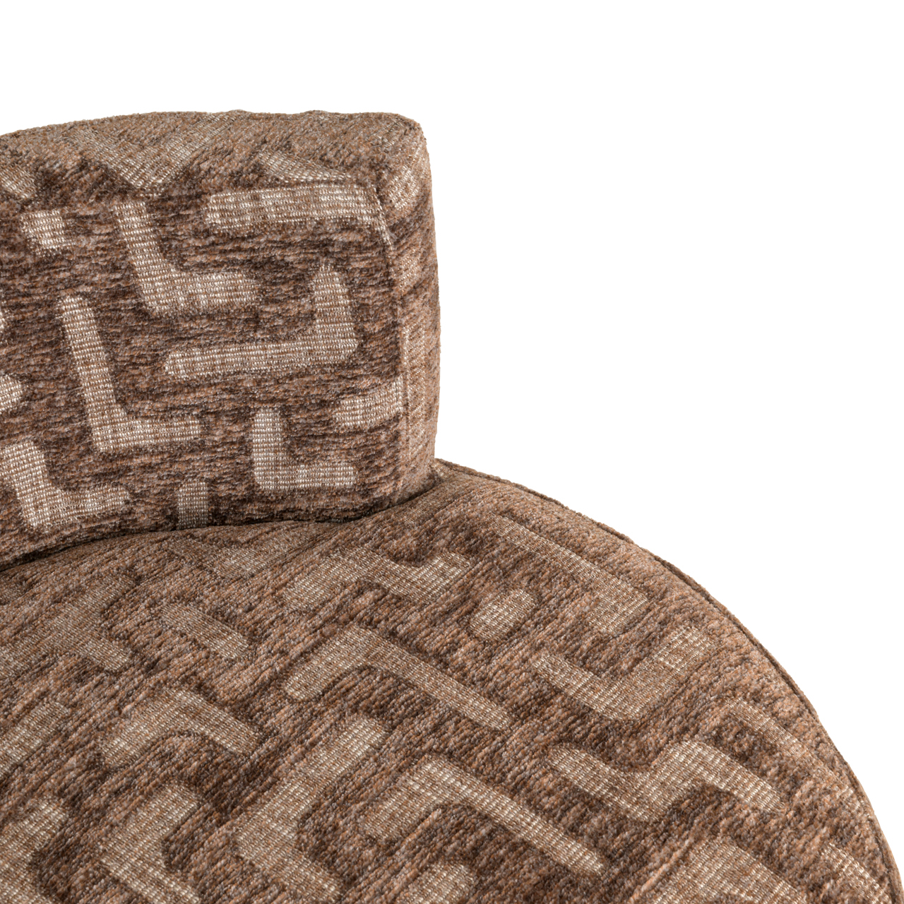 Lounge Stuhl Franny brown labyrinth