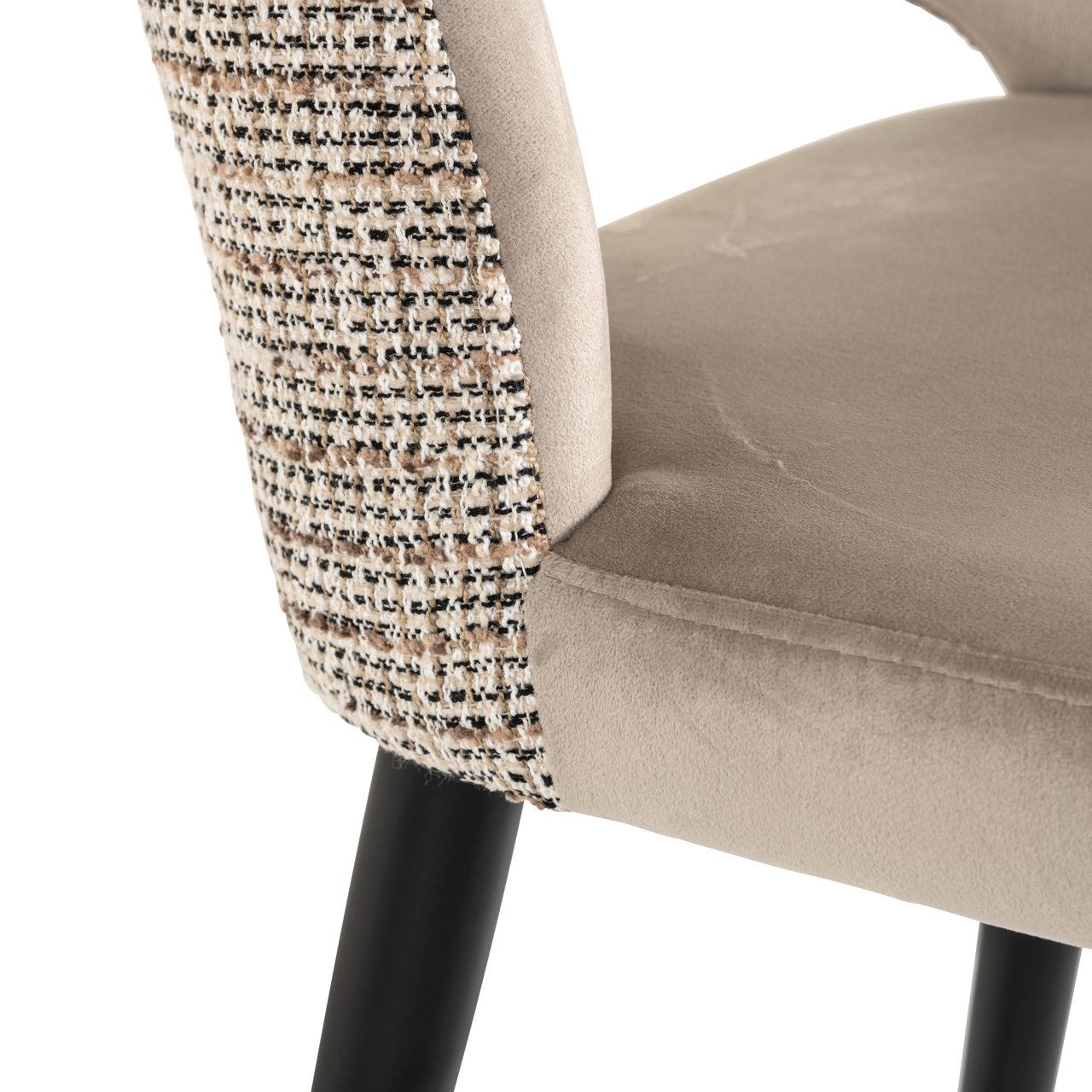 Thekenstuhl Tabitha trendy nature fire retardant