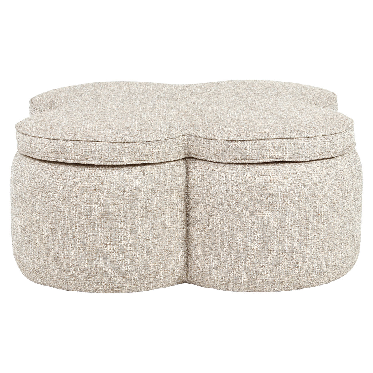 Hocker & Fußbank Corbeau sand tweed
