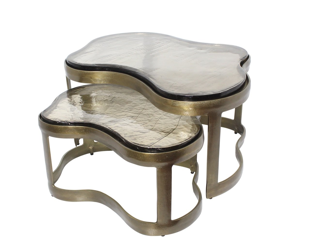 Couchtisch Fairfield brass antique (Set of 2)