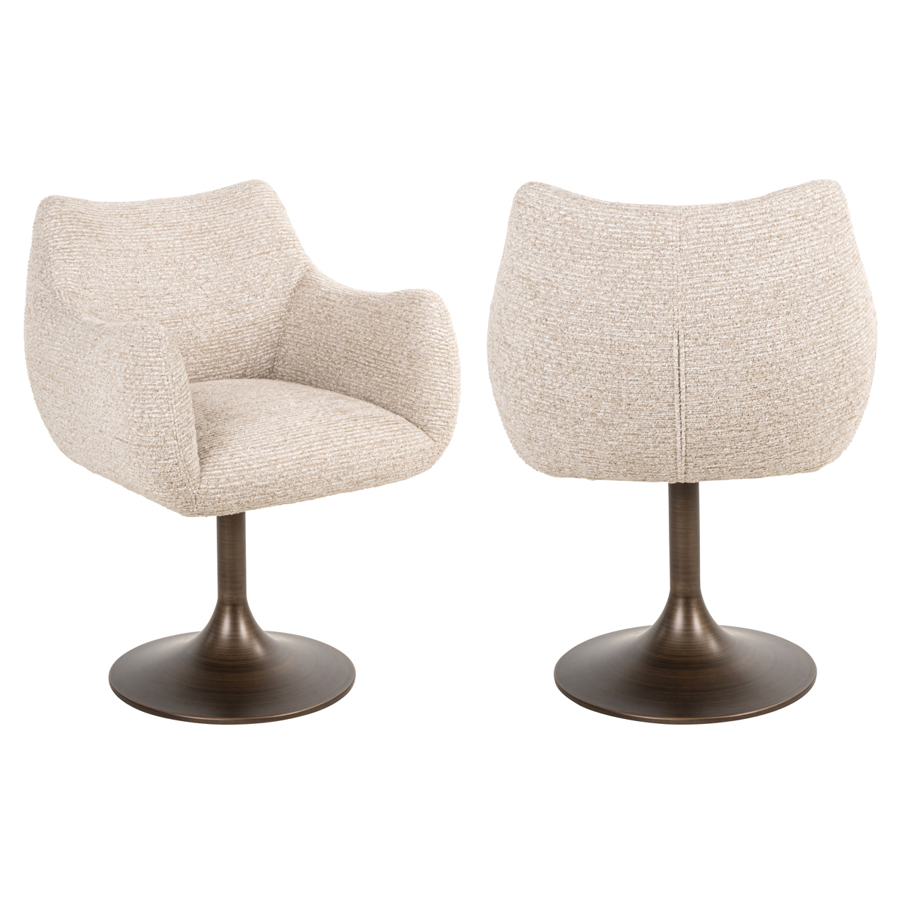 Esszimmerstuhl Aldo natural linear swivel