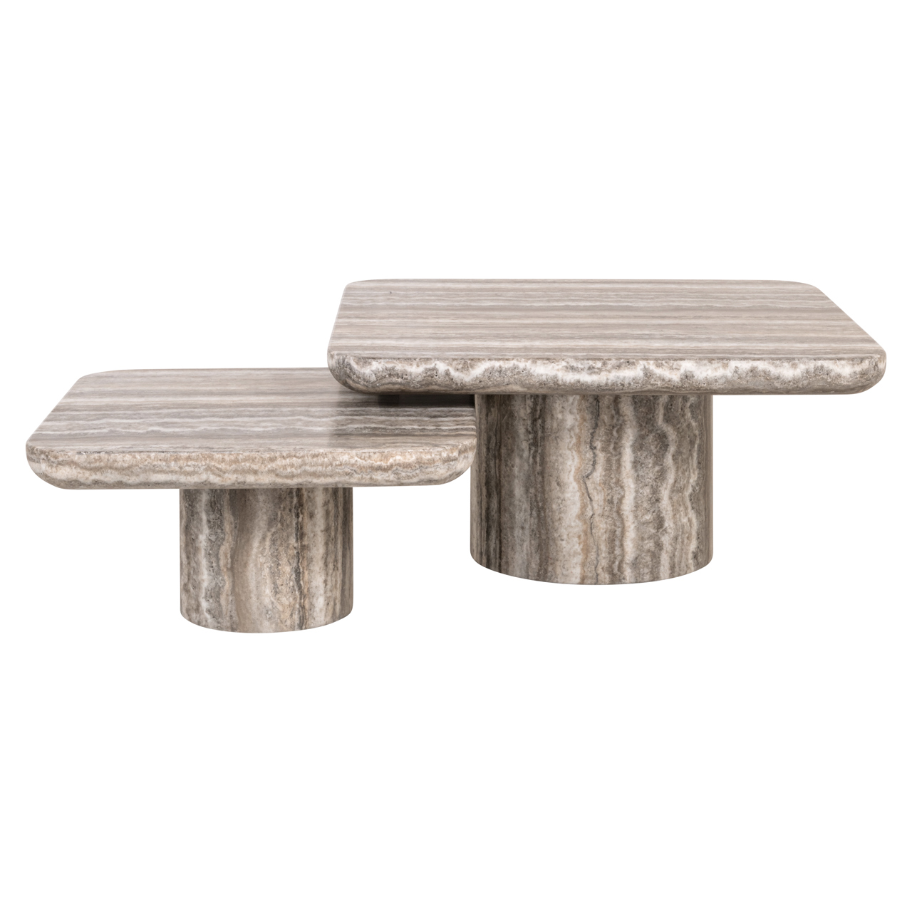 Couchtisch Dulce grey  (denizly) (Set of 2)