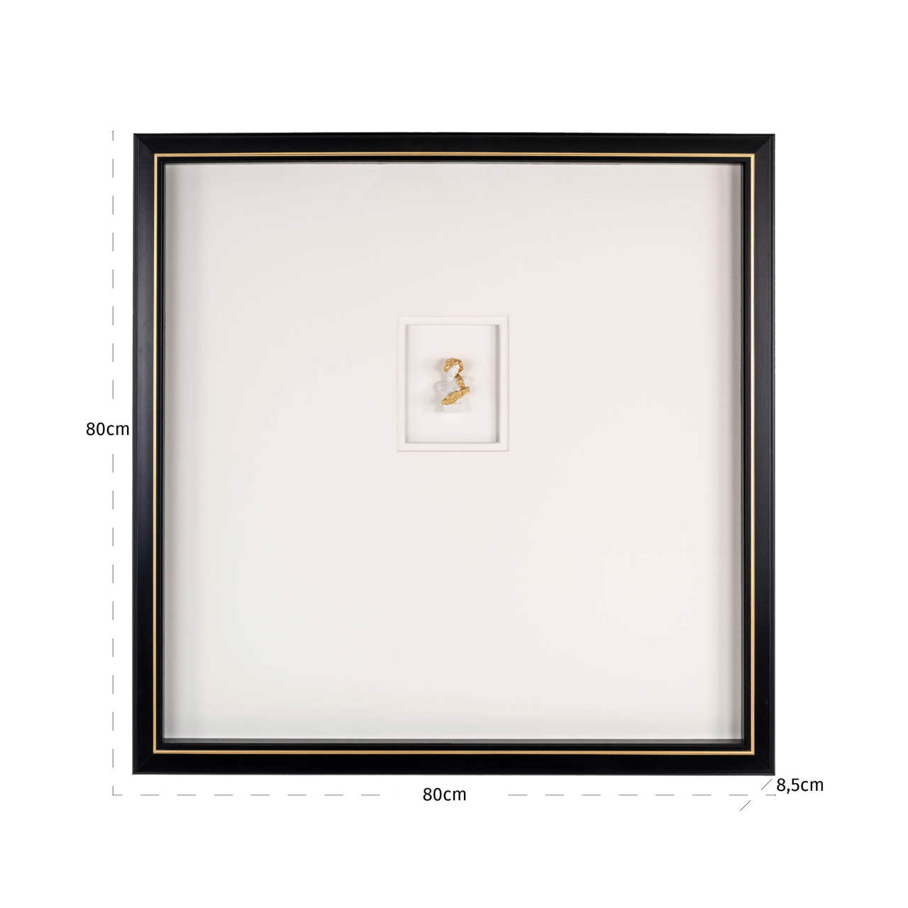 Wandkunst Danni black/white