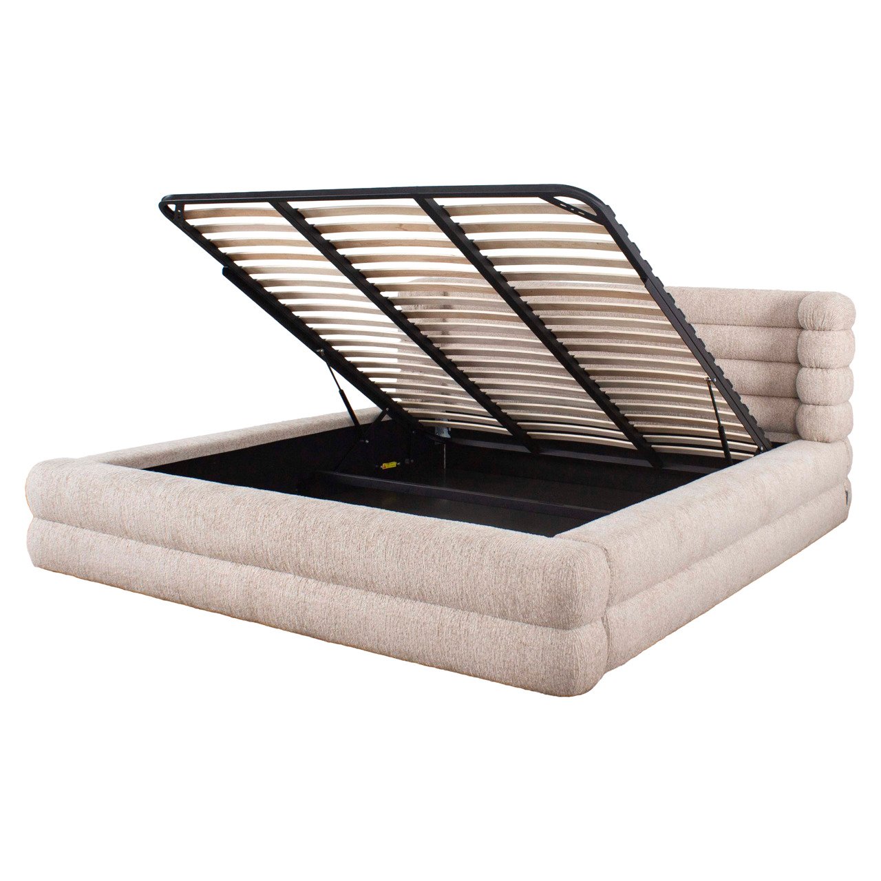 Bett Obidis natural linear 180x210 with storage