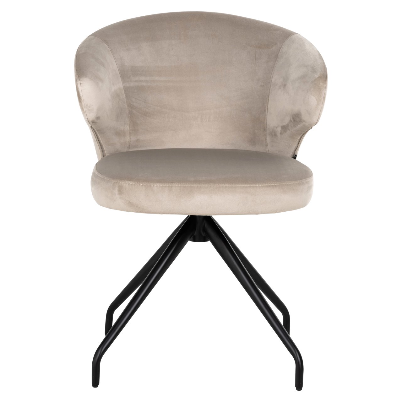 Esszimmerstuhl Milly khaki velvet swivel