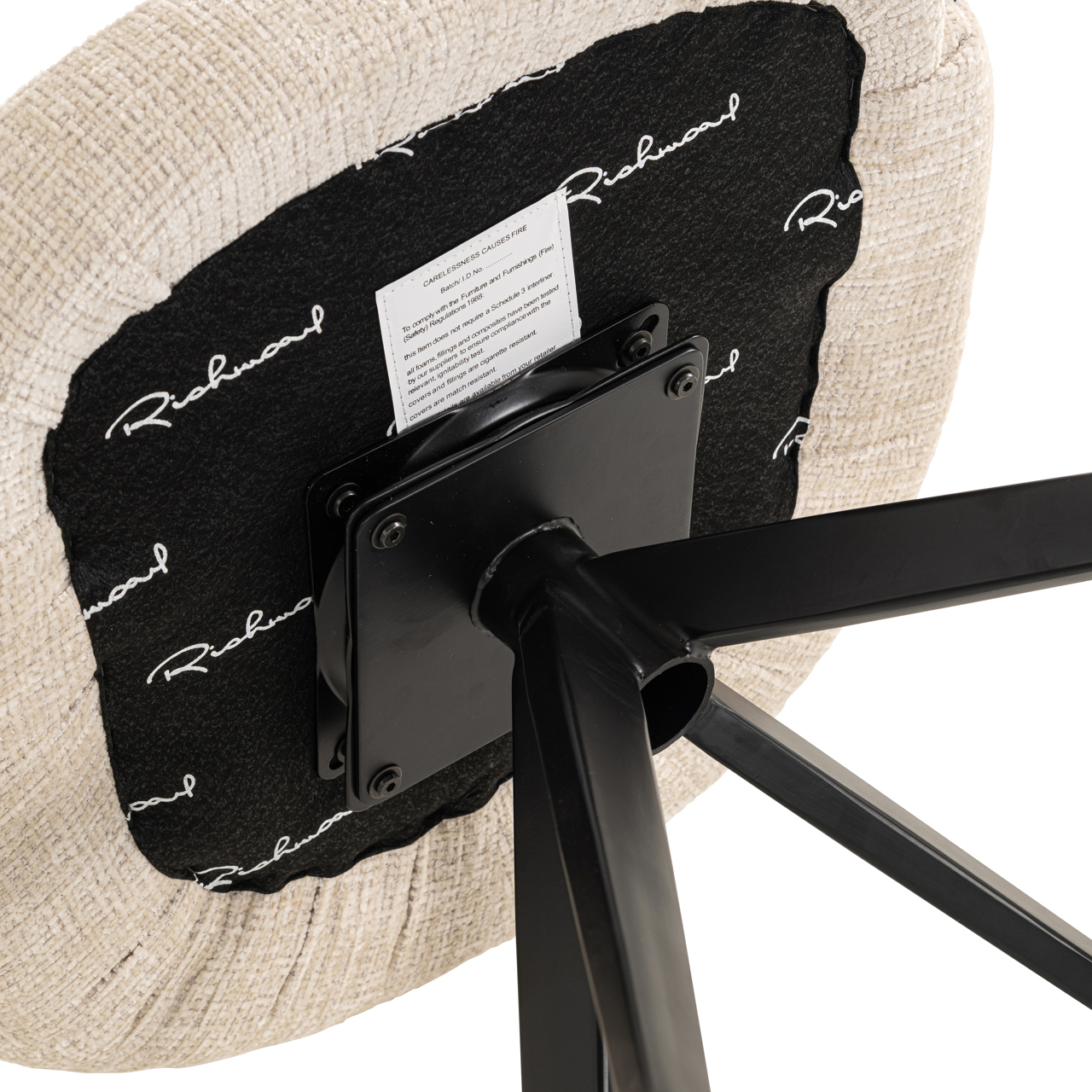 Esszimmerstuhl Serenity niagara beige swivel fire retardant