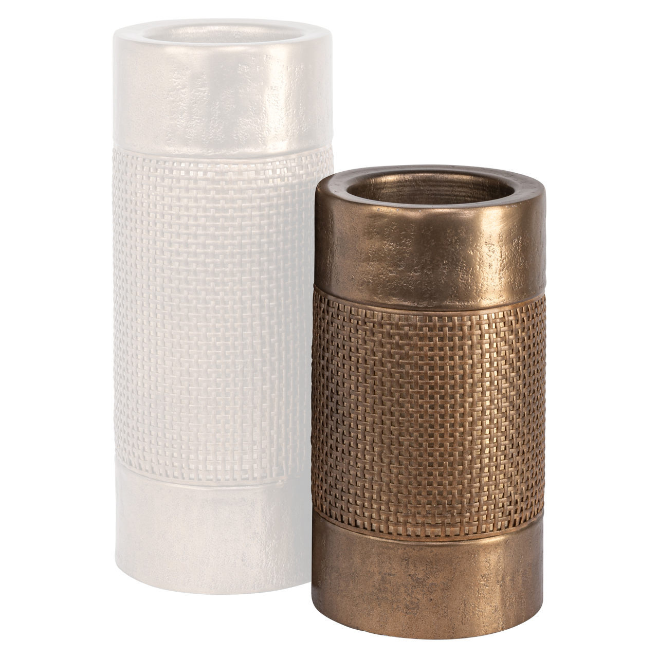 Kerzenhalter Aya brushed gold small