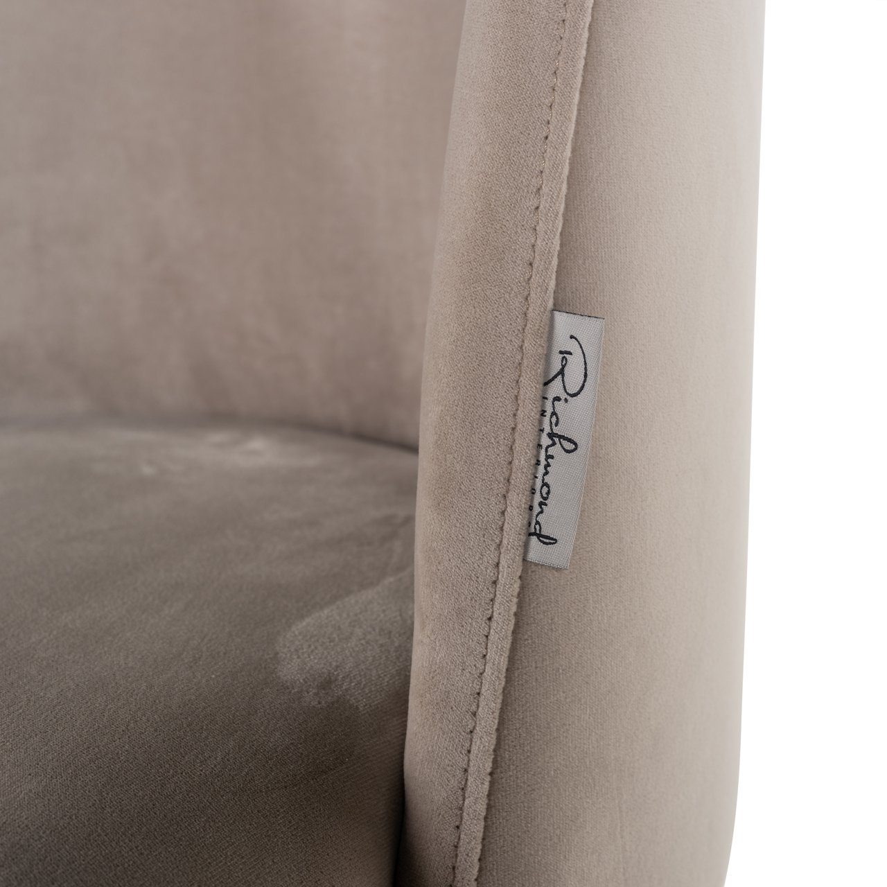 Esszimmerstuhl Alicia khaki velvet fire retardant Esszimmerstuhl Alicia khaki velvet fire retardant