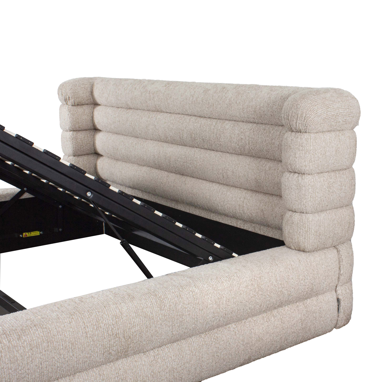 Bett Obidis natural linear 180x210 (mattress size (excl.)) with storage