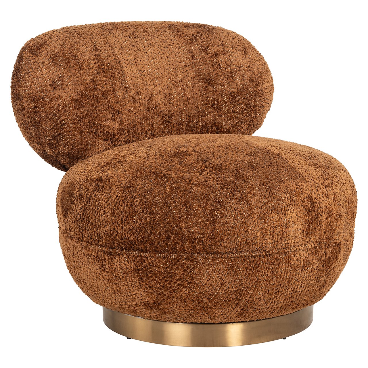 Lounge Stuhl Jace lovely cinnamon swivel