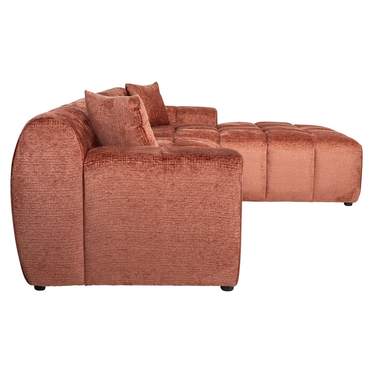 Sofa Cube blush fusion 3-seater + lounge right
