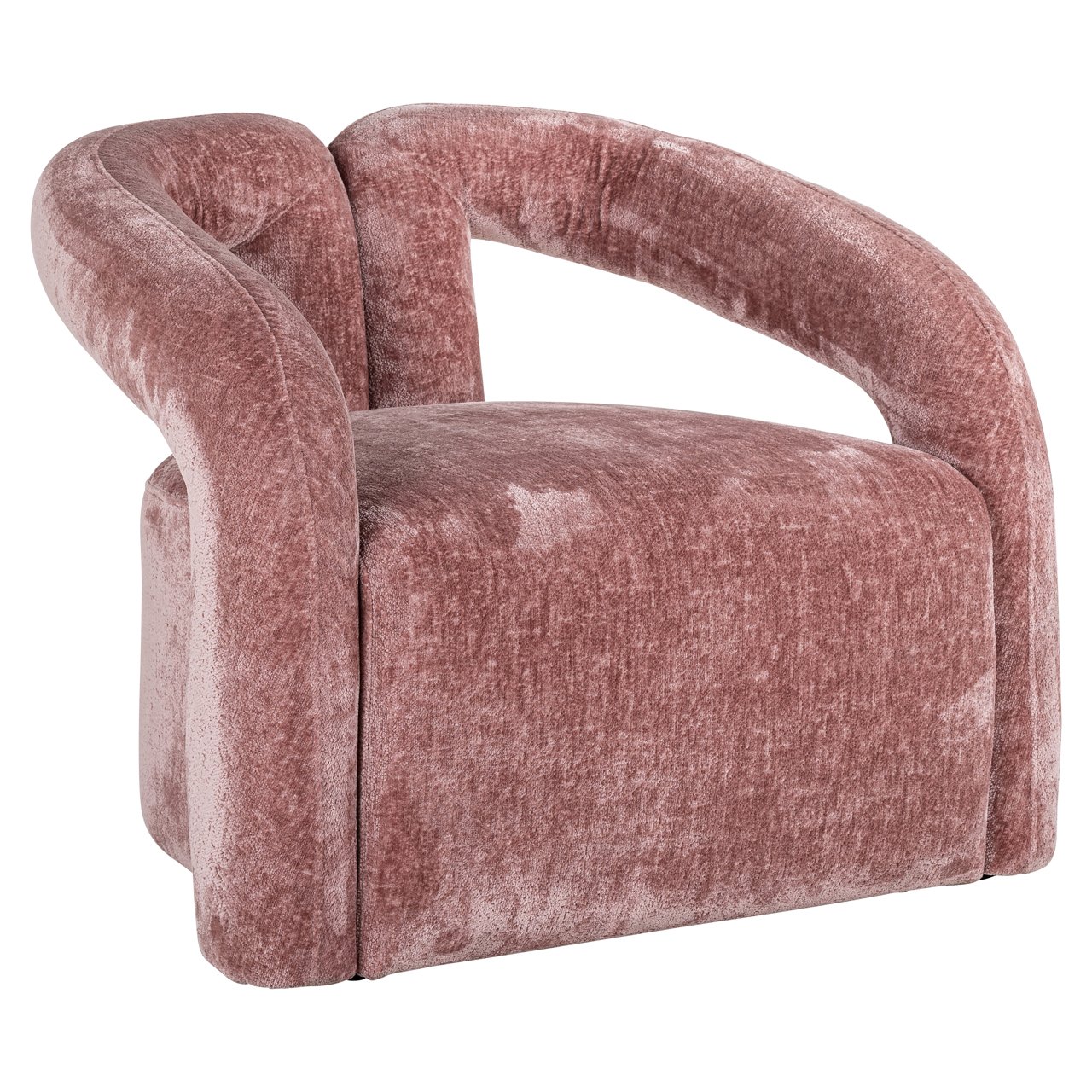 Lounge Stuhl Dana rose chenille
