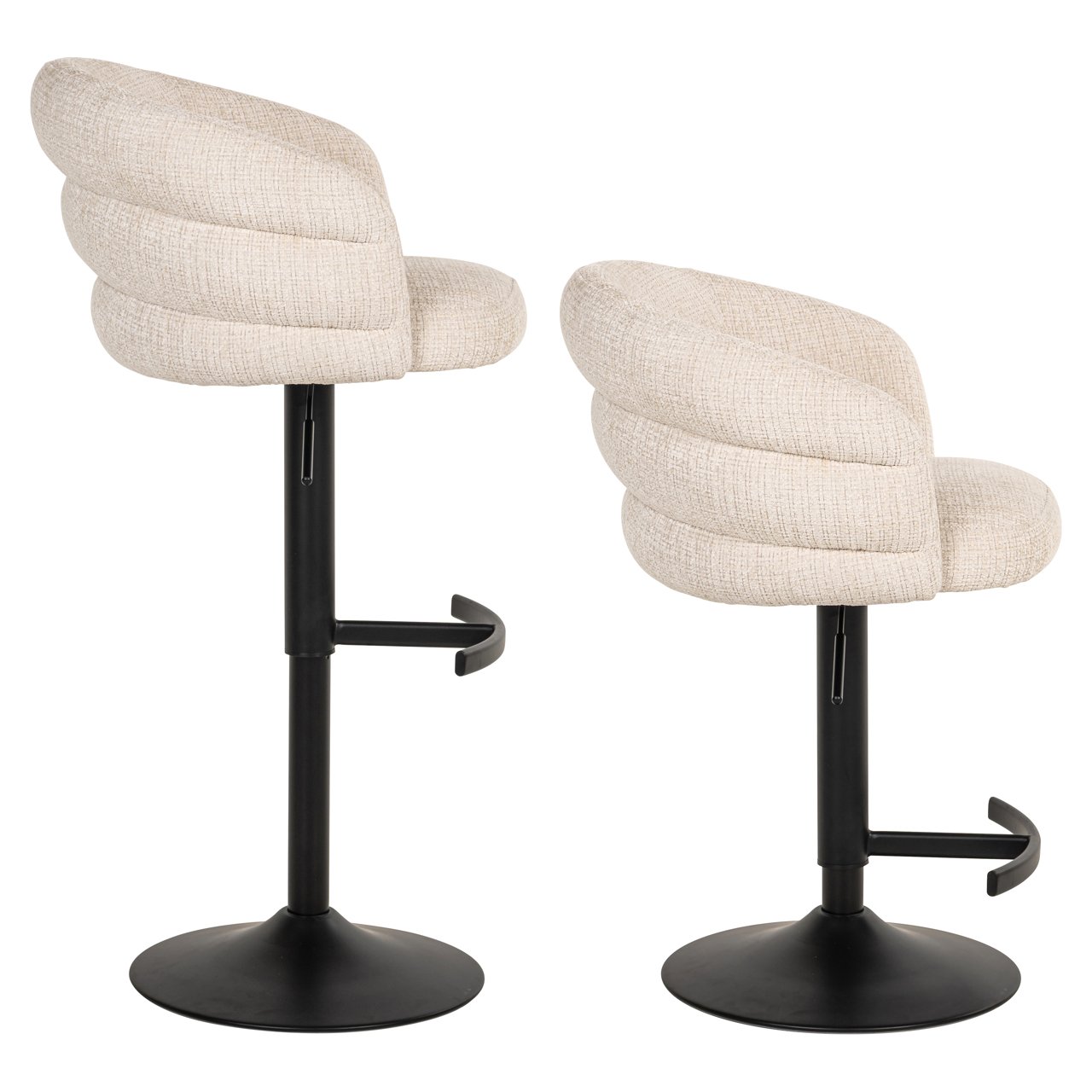 Barhocker Nikki niagara beige swivel fire retardant Barhocker Nikki niagara beige swivel fire retardant