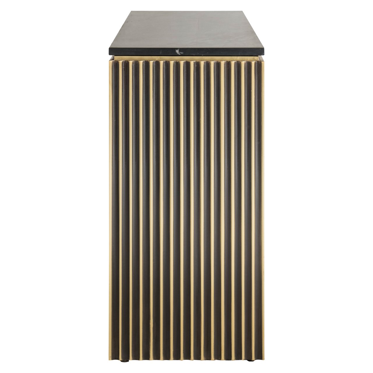 Sideboard Les Arcs brushed gold