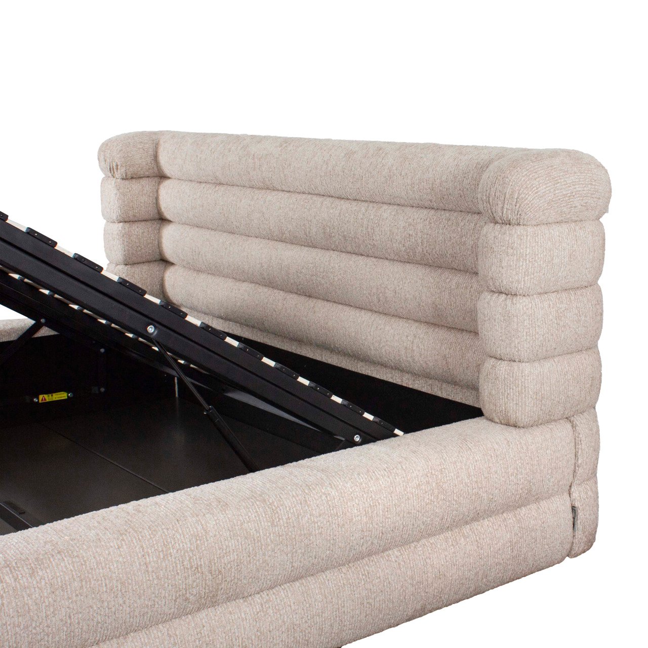 Bett Obidis natural linear 180x210 with storage