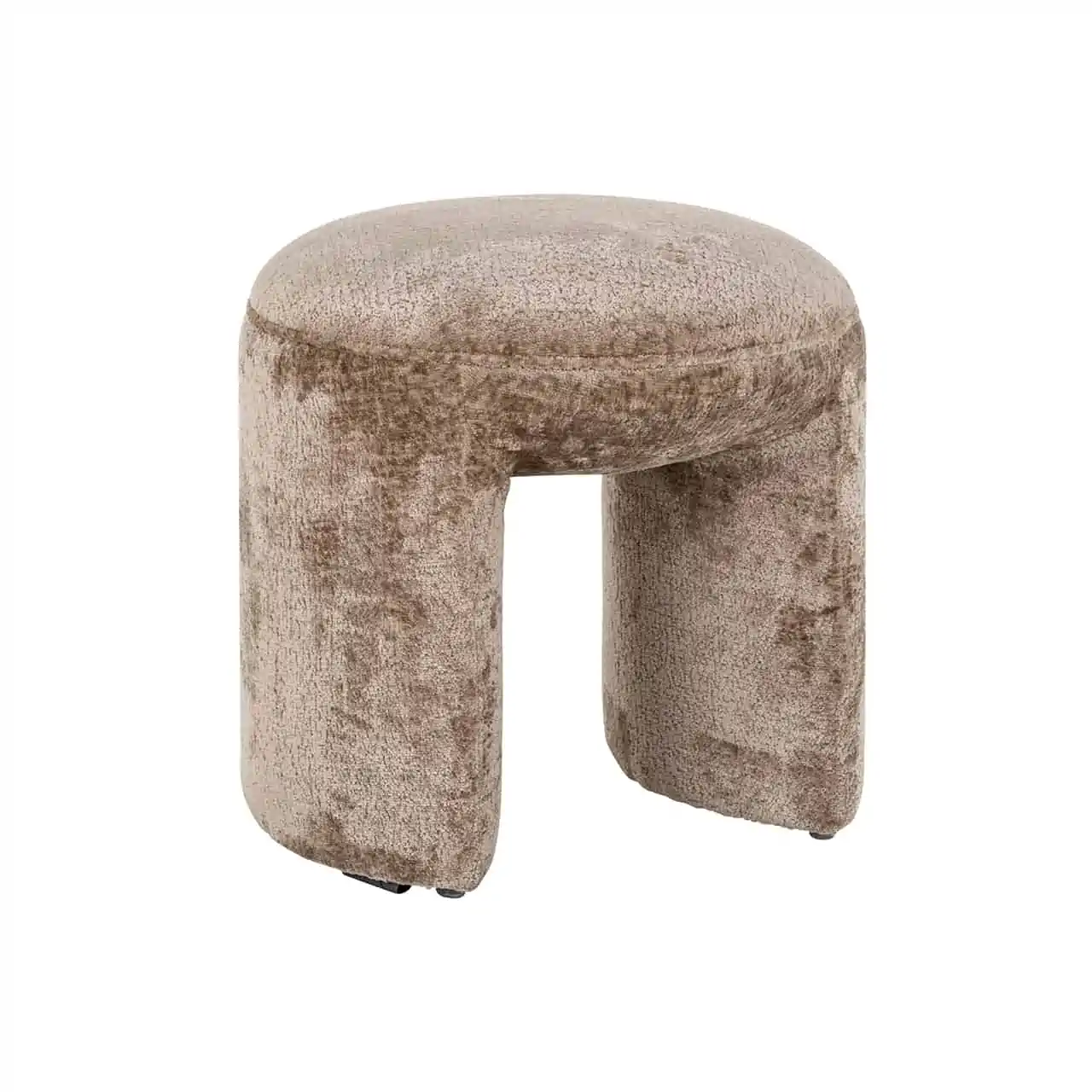 Richmond Fußhocker Fargo taupe chenille (Bergen 104 taupe chenille)
