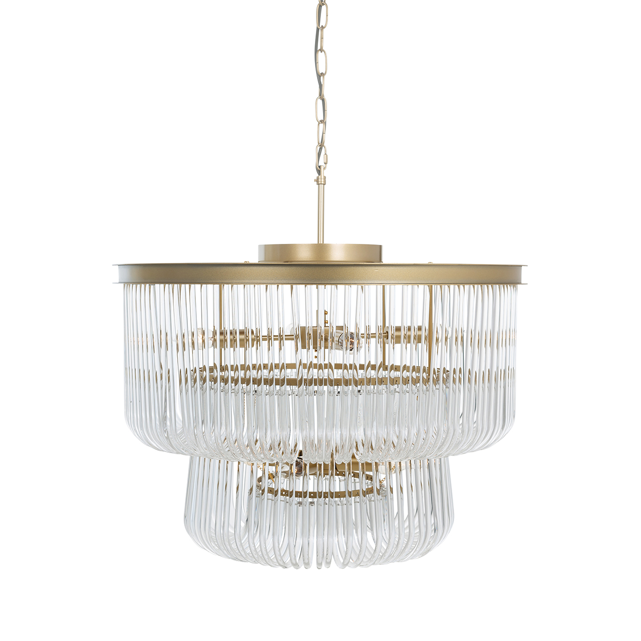 Pendelleuchte Romy brushed gold