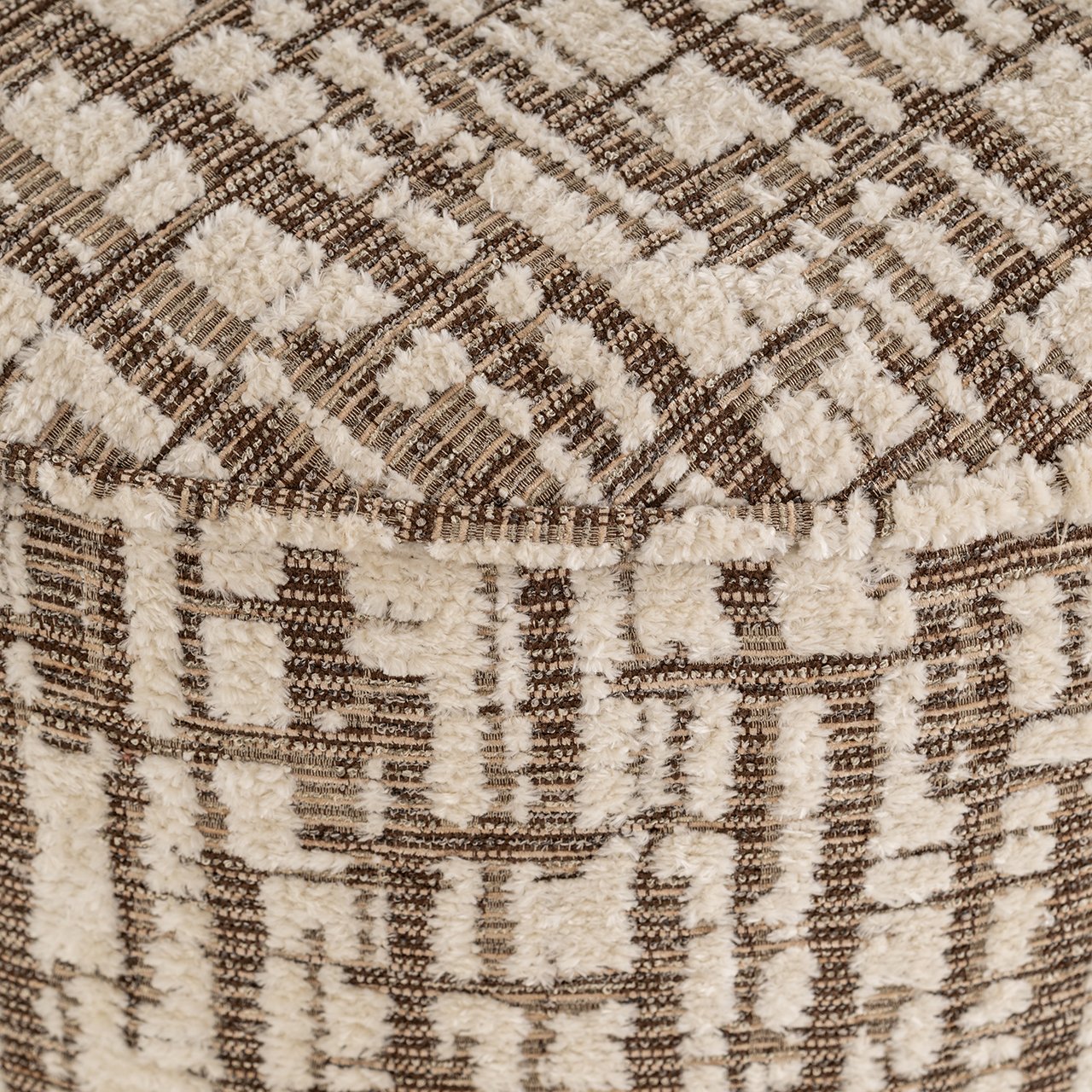 Hocker Lexie 70Ø cream dalia (Dalia 11 Cream)