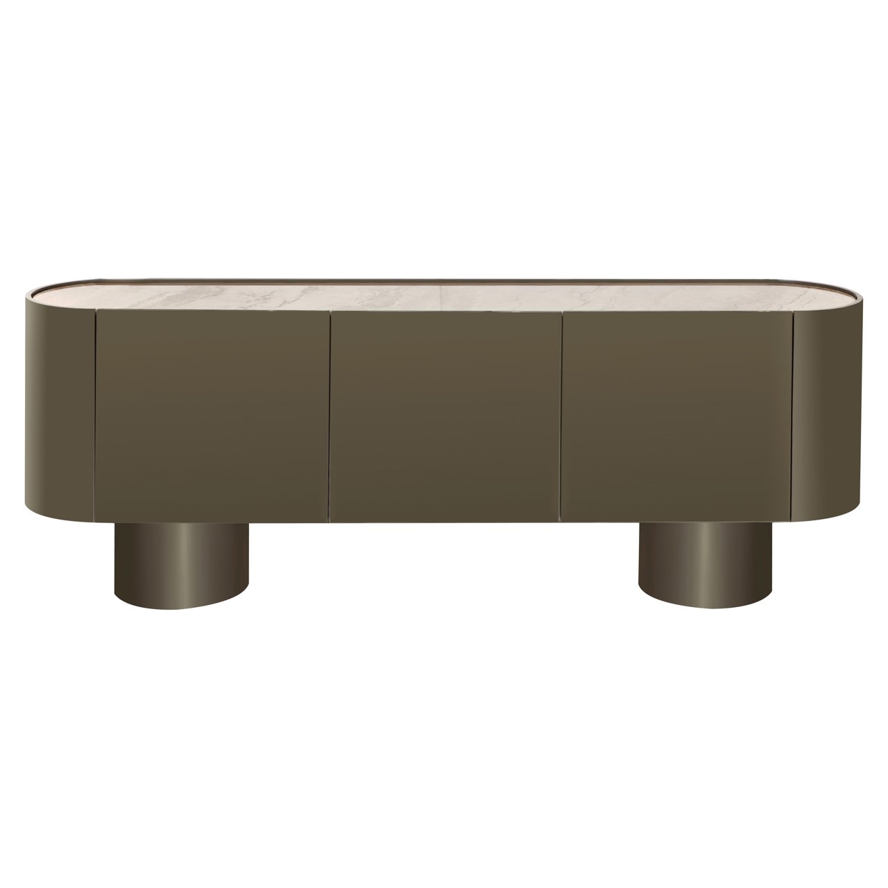 Sideboard Radley green 3-doors