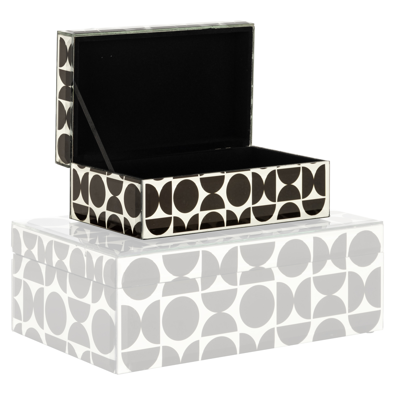 Aufbewahrungsbox Vivian black small