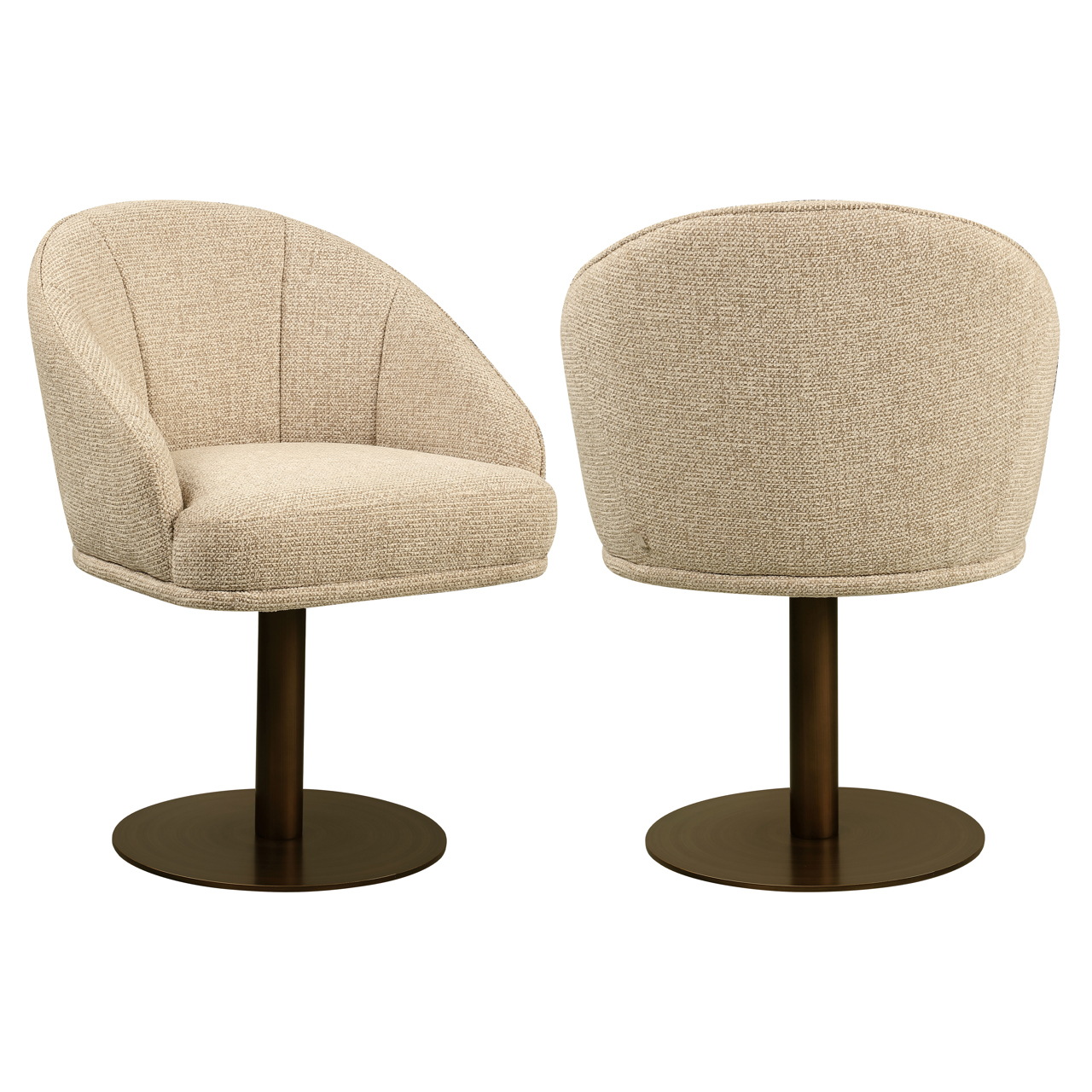 Esszimmerstuhl Beverly natural fancy swivel