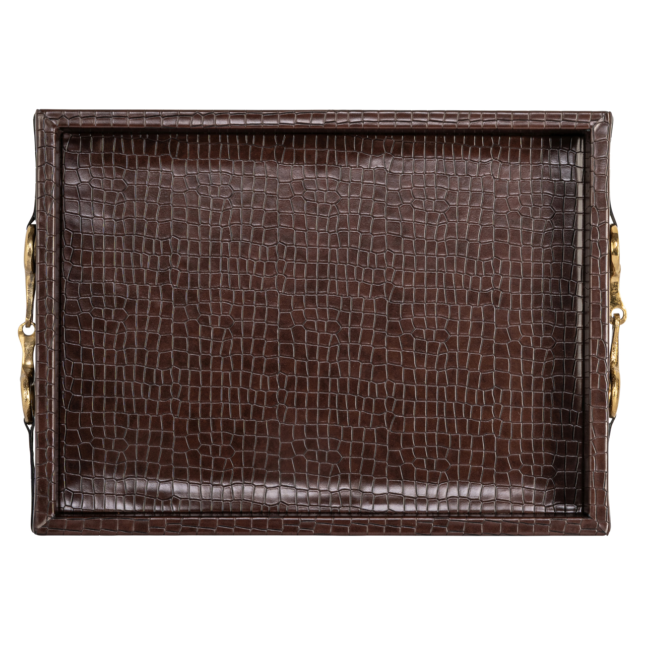 Tablett Banks dark brown