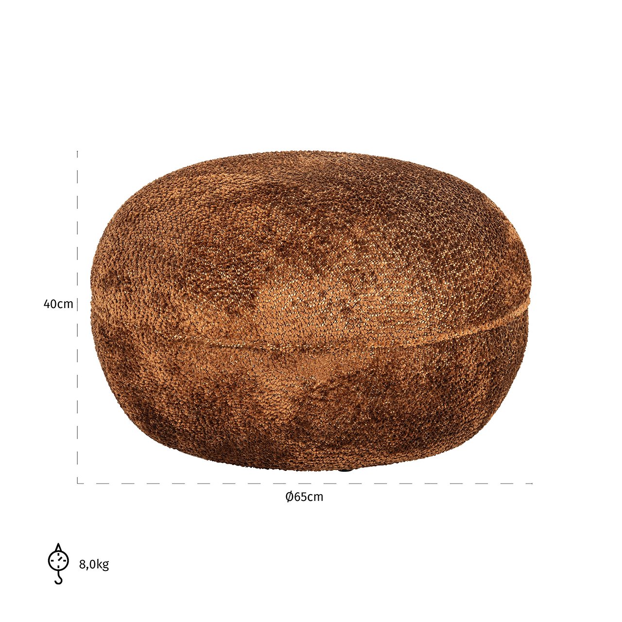 Hocker & Fußbank Jace lovely cinnamon