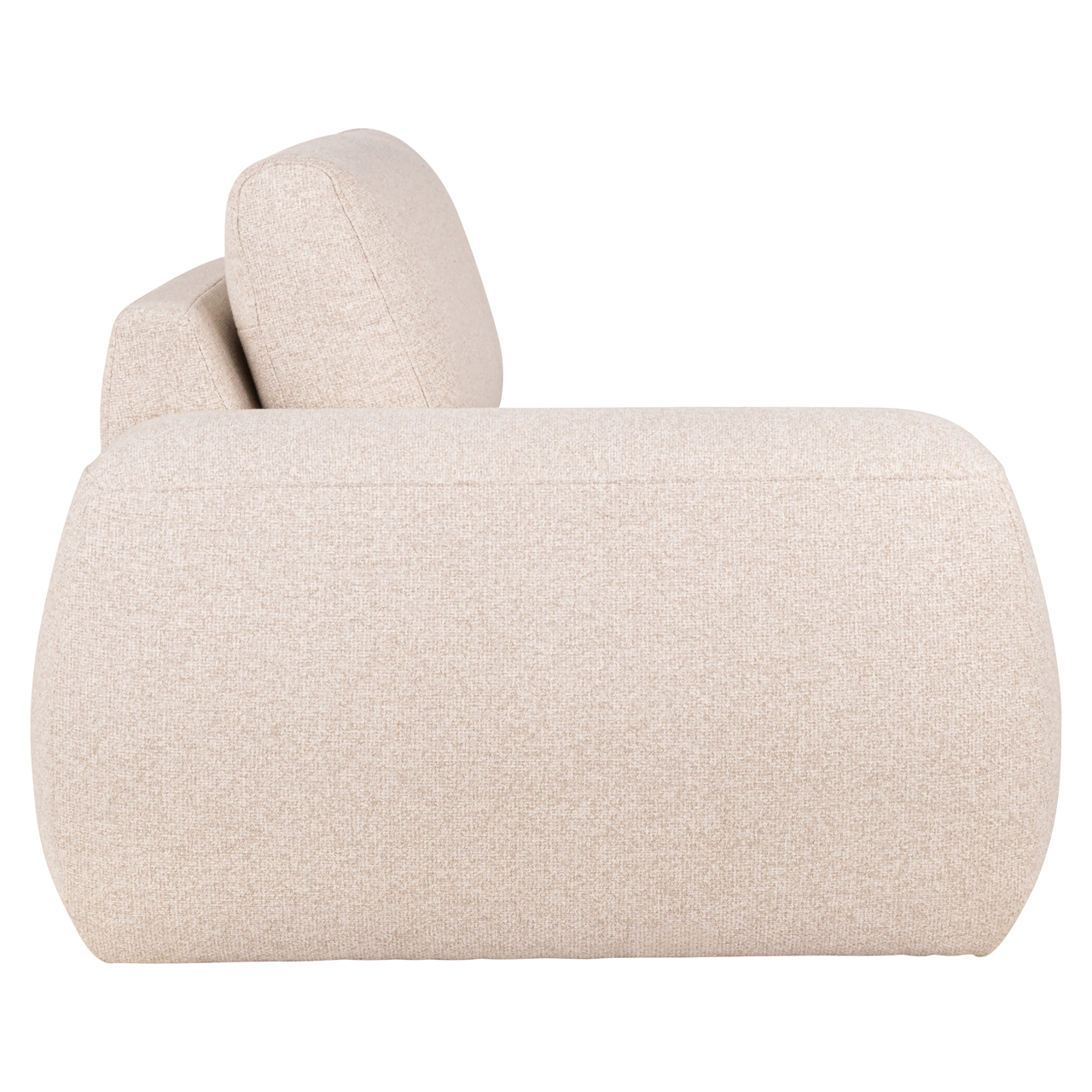 Sofa Bolica cayenne ecru 1 seat arm left