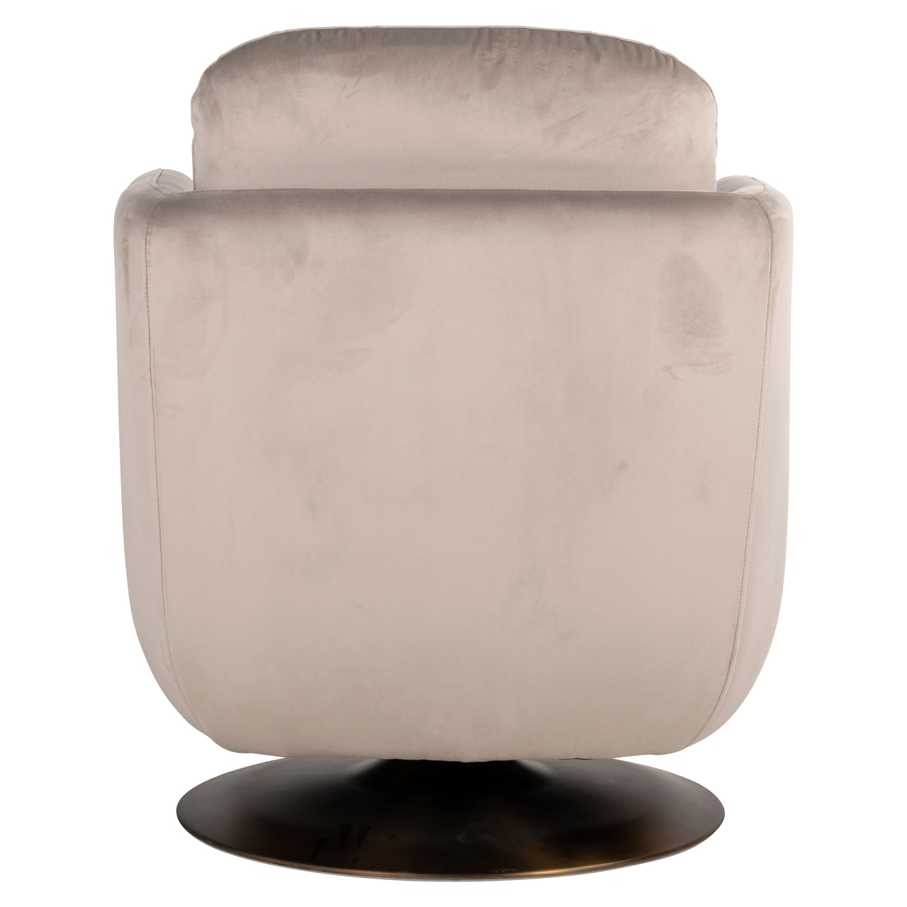 Lounge Stuhl Turner khaki velvet swivel fire retardant