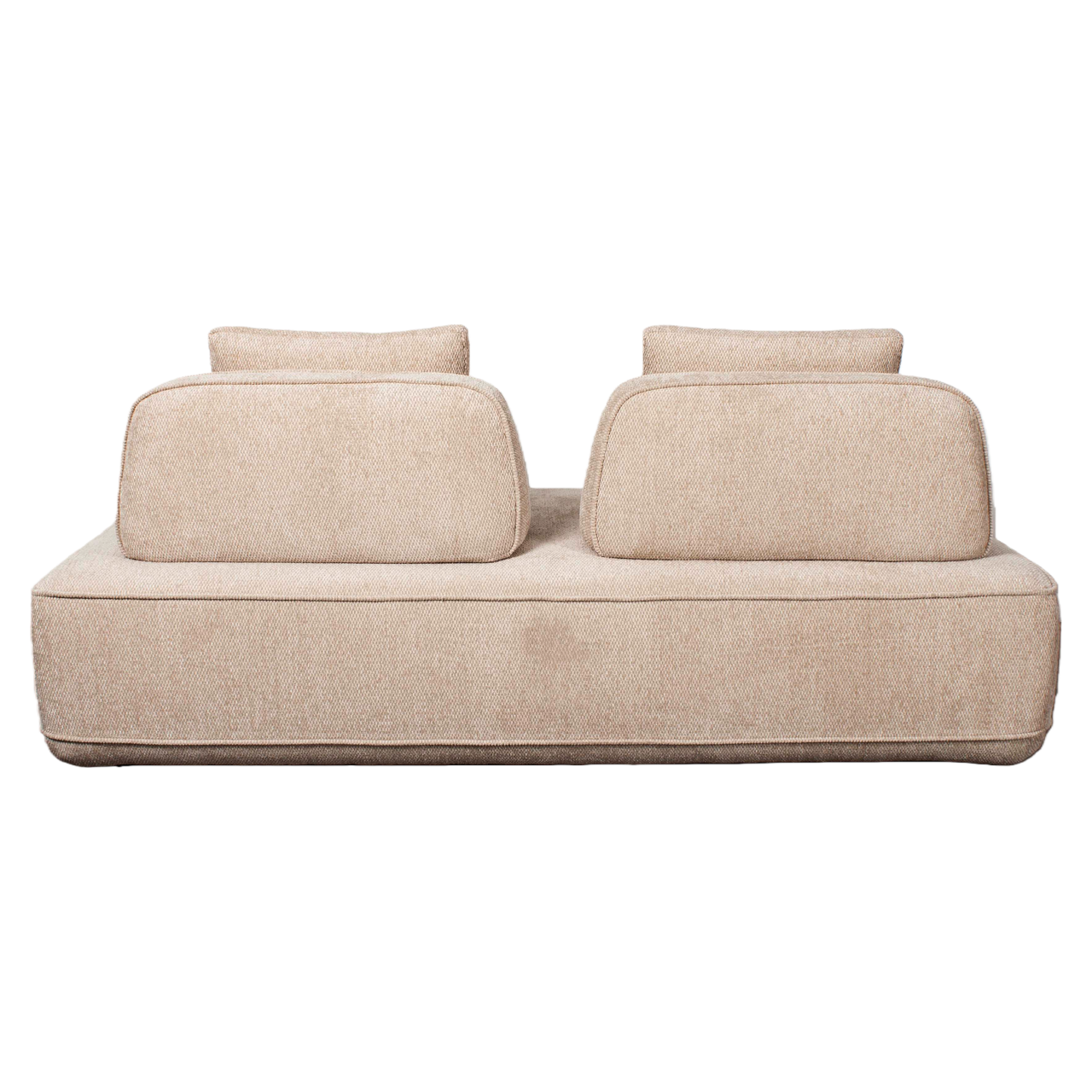 Sofa Tudor natural boldweave 2,5-seater movable backrest